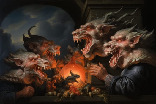 Enter the realm of fantasy and behold the mighty fire-breathing drakes, smaller yet equally formidable relatives of dragons.