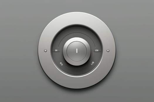Gray buttons user interface. generative ai.