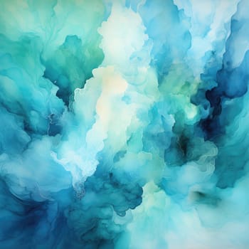 Blue water color on canvas. background generative ai.