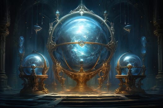 Immerse yourself in the realm of magic with this captivating illustration by a professional visual artist.