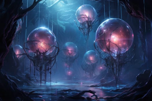 Immerse yourself in the realm of magic with this captivating illustration by a professional visual artist.