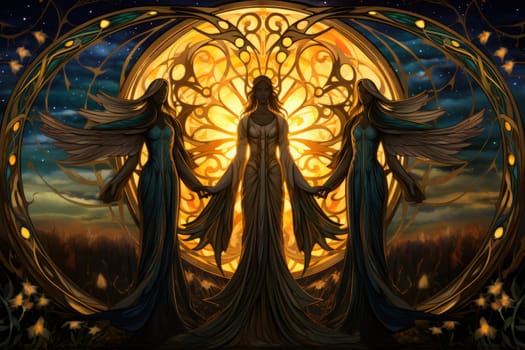 In the realm of fantasy, celestial beings captivate with their ethereal presence. These radiant creatures, adorned with wings of pure light, embody grace and purity.