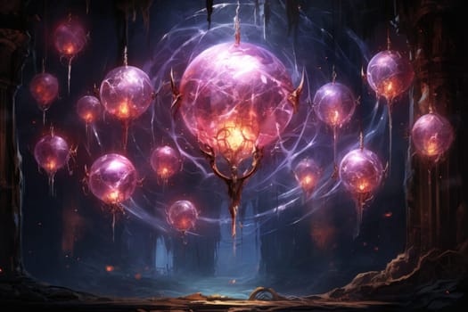 Immerse yourself in the realm of magic with this captivating illustration by a professional visual artist.