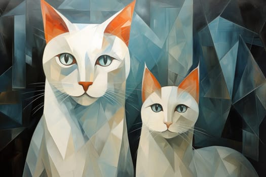 In the depths of fantasy, bewitching moonstone cats prowl. Their sleek forms, adorned with luminescent moonstone markings, captivate all who dare to meet their gaze.