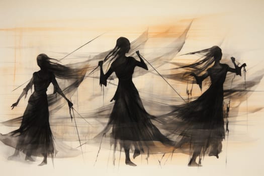 Enter the captivating realm of fantasy, where enigmatic shadow dancers gracefully weave illusions and manipulate darkness with an ethereal finesse.
