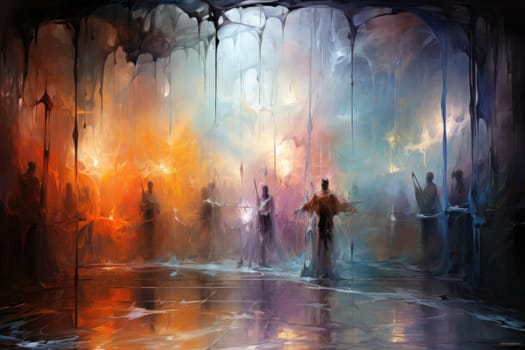 In the realm of fantasy, cursed mirror spirits are bound, their ethereal existence trapped within reflective surfaces.