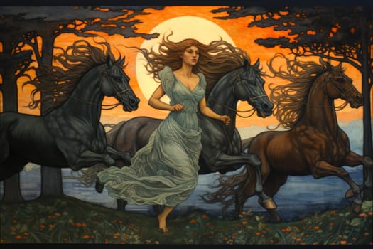 Embark on a mystical journey where elusive centaurs, with their ethereal grace, gallop through moonlit meadows.