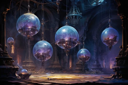 Immerse yourself in the realm of magic with this captivating illustration by a professional visual artist.