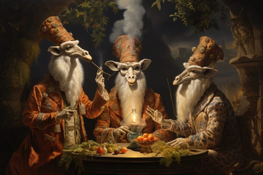 Enter a whimsical world where charming talking animals, with their enchanting voices and wisdom, offer sage advice to those in need.