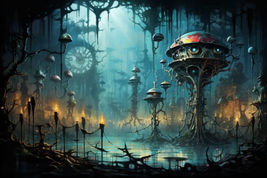 Step into a world where fantasy and mechanics intertwine, and witness the marvel of clockwork fairies.