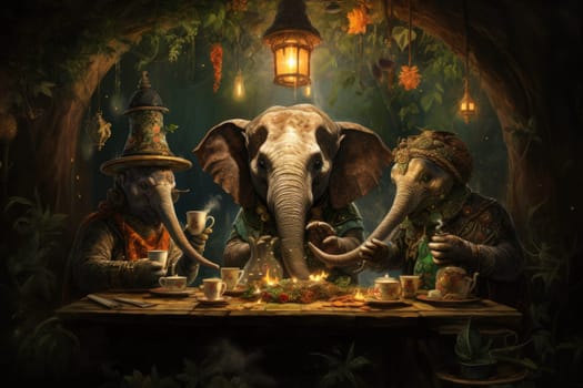 Enter a whimsical world where charming talking animals, with their enchanting voices and wisdom, offer sage advice to those in need.