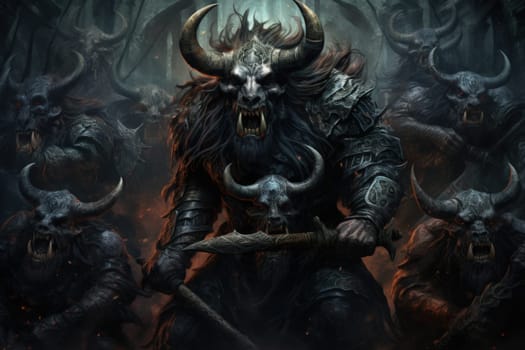 Enter a world of myth and legend where ferocious minotaurs, half-human and half-bull, reign supreme.