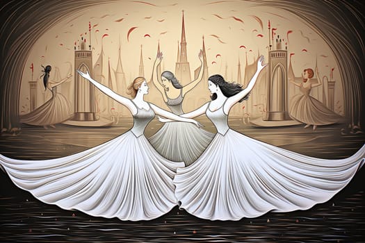 Step into a realm of enchantment and behold the mesmerizing beauty of elegant swan maidens.