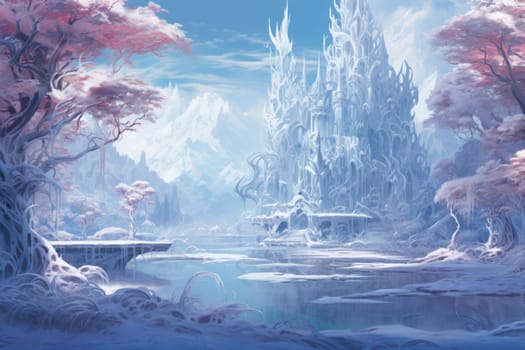 Immerse yourself in the enchanting world of fantasy and witness the elegance of the frost faeries.
