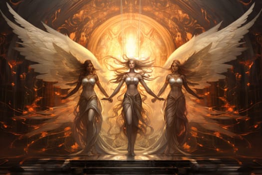 In the realm of fantasy, celestial beings captivate with their ethereal presence. These radiant creatures, adorned with wings of pure light, embody grace and purity.