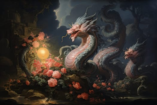 Enter the realm of fantasy and behold the mighty fire-breathing drakes, smaller yet equally formidable relatives of dragons.