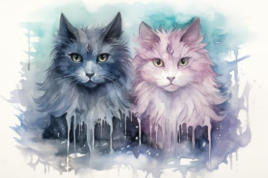In the depths of fantasy, bewitching moonstone cats prowl. Their sleek forms, adorned with luminescent moonstone markings, captivate all who dare to meet their gaze.