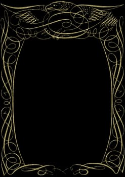 Gilded Frame - Calligraphy
