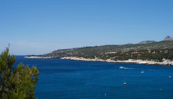 The Mediterranean Sea near Cassis near Marseille