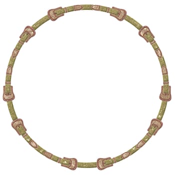 Gold-Plated Frame Belt