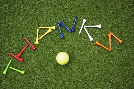 Golf ball thanks