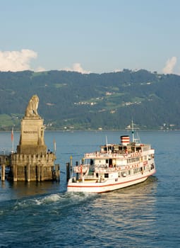 Harbour exit in Lindau