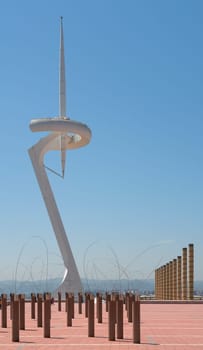 The Olympic Tower of Barcelona