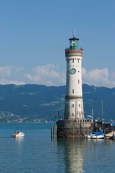 Historic lighthouse in Lindau