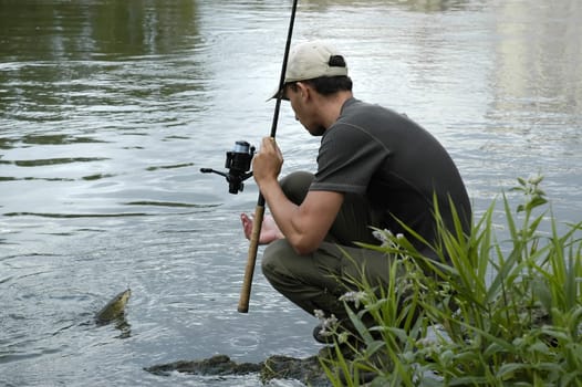 A fisherman