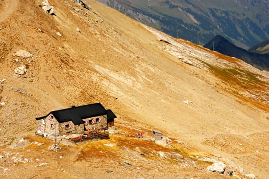 Cabane des Diablerets of the Swiss Alpine Club,Les Diablerets,Vaud