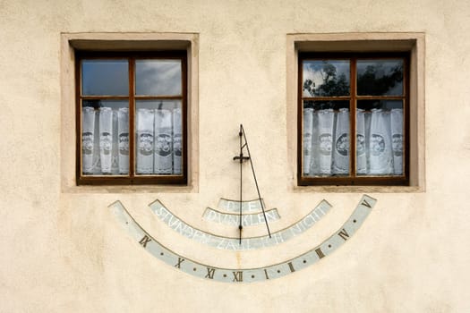 Sundial,Kurort Oybin,Saxony,Germany