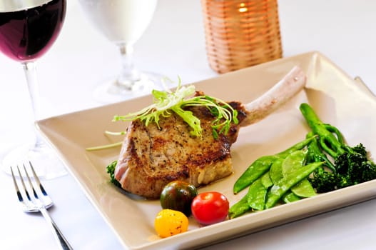 Veal dinner