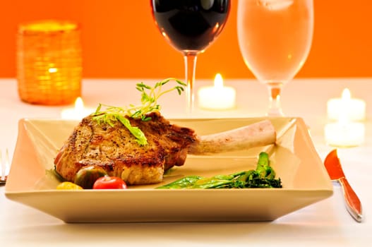 Veal dinner