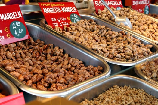 Roasted almonds