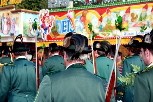 Marksmen's parade