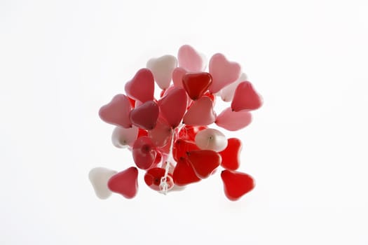 Balloons in the shape of a heart