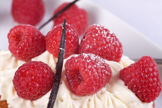 Raspberries close