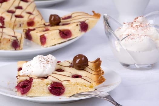 Cake and cream