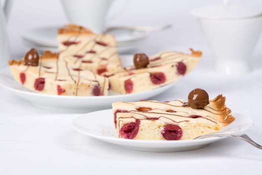 Cherry pie plate