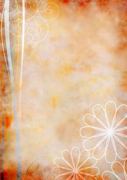 Background-Old-Blossoms-Beige