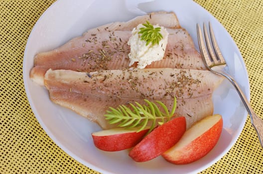 Trout fillets