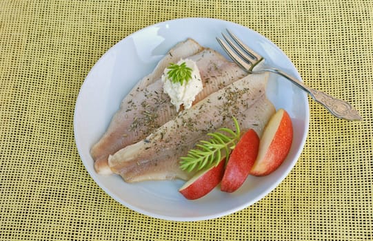 Trout fillets