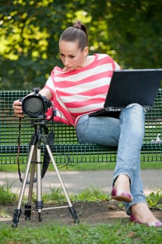 Photographer at work