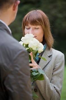 Mrs. Richt an Rosen