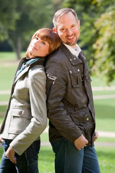 Couple in the park