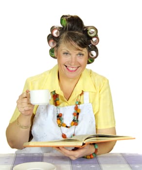 Tea Drinking Housewife