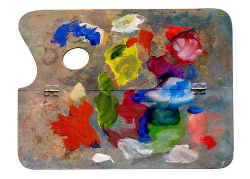 old artistic palette