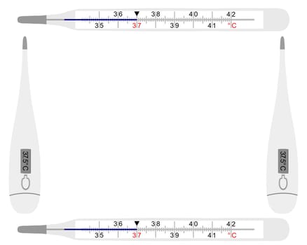 Analogue and Digital Clinical Thermometer