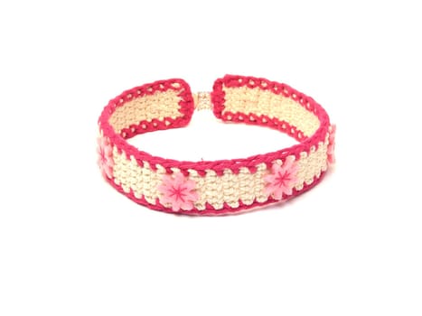Homemade crocheted choker