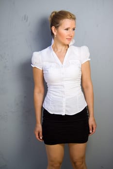 young beautiful woman portrait